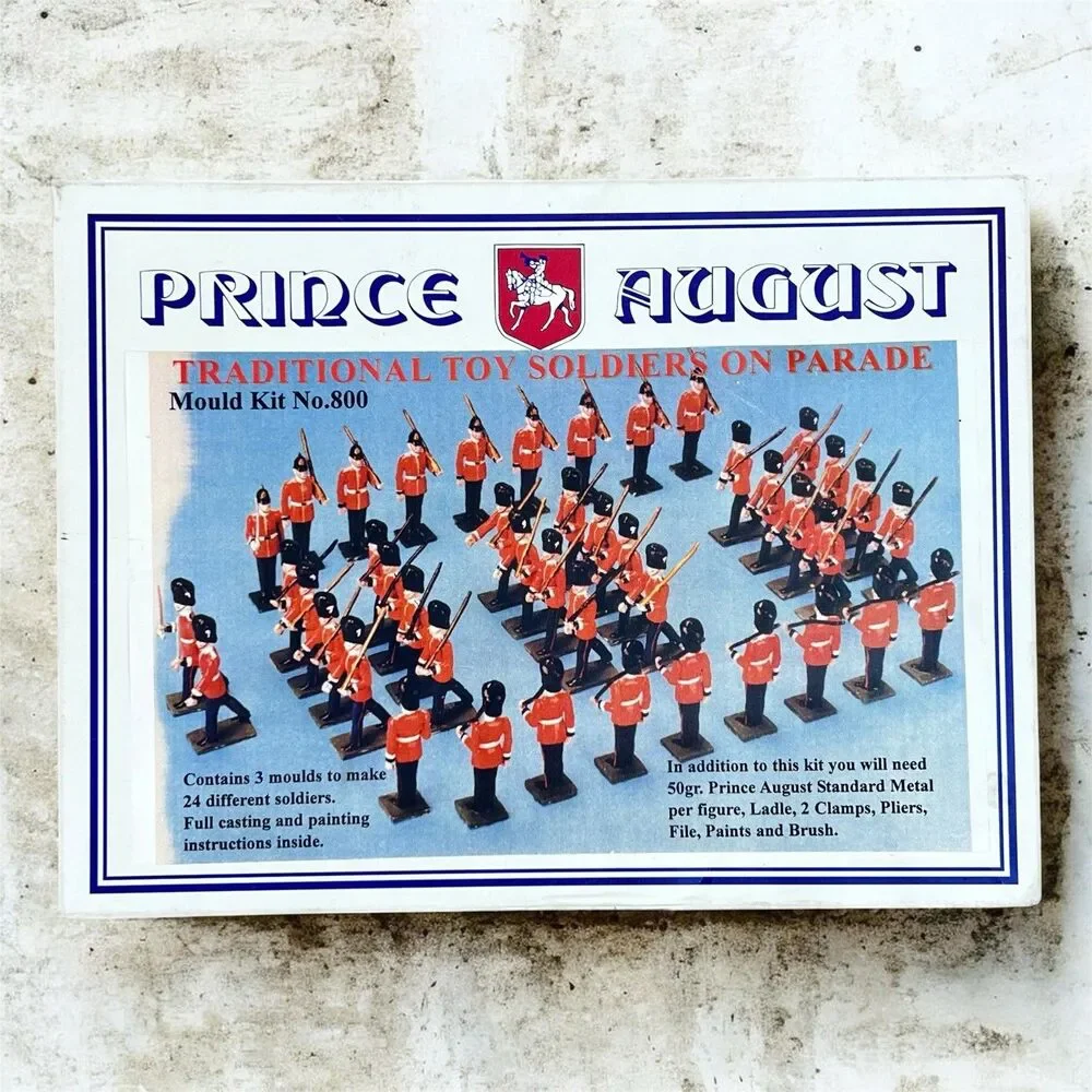 VTG Prince August Traditional British Toy Soldiers Parade Mould Kit 800 -3 Molds